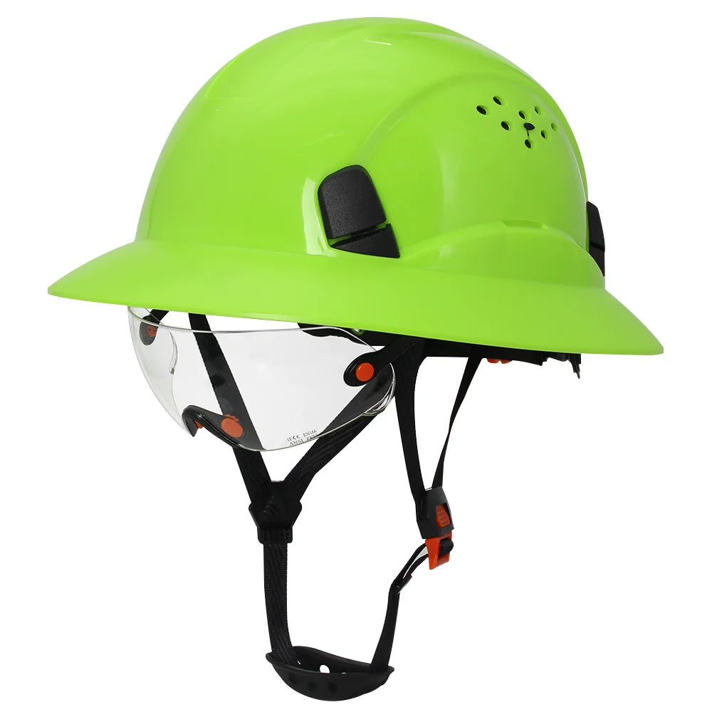 Capacete de Segurança com Aba Total – Proteção Completa para Quem Enfrenta Qualquer Clima