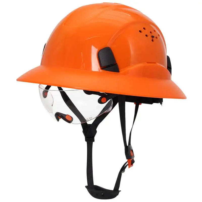 Capacete de Segurança com Aba Total – Proteção Completa para Quem Enfrenta Qualquer Clima