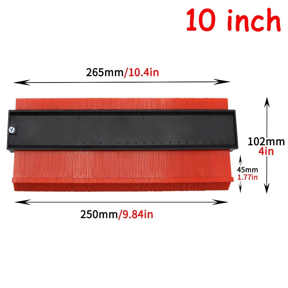 Profile Duplication Gauge Shape Gauge Duplicator Plastic Contour Copy Duplicator Magic Measuring Tool For Woodworking Tool