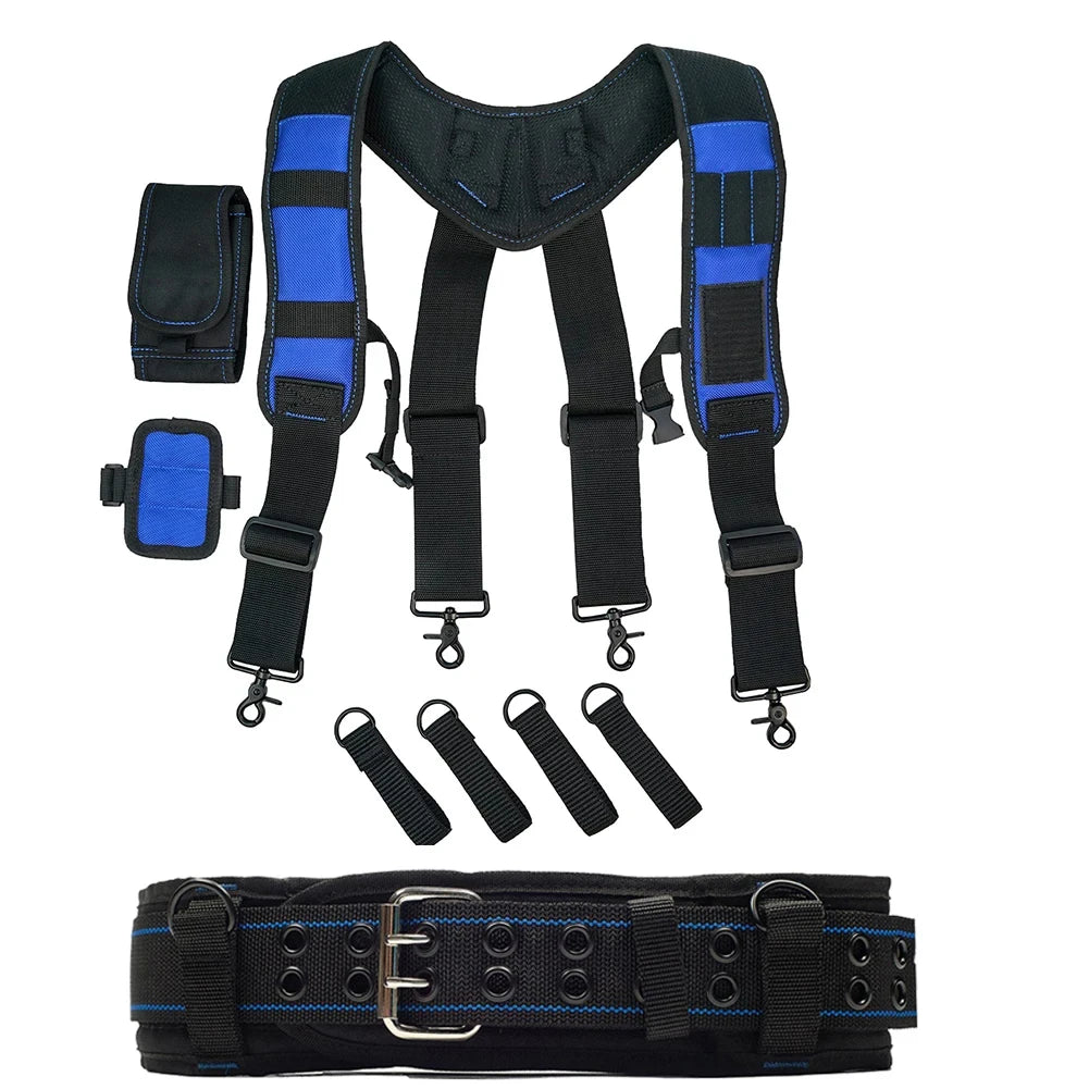 Cinta Suspensora com Munhequeira Magnética – Conforto, Suporte e Praticidade para Profissionais de Verdade!