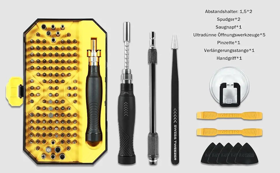 Kit Chave de Fenda de Precisão 145 em 1 JAKEMY