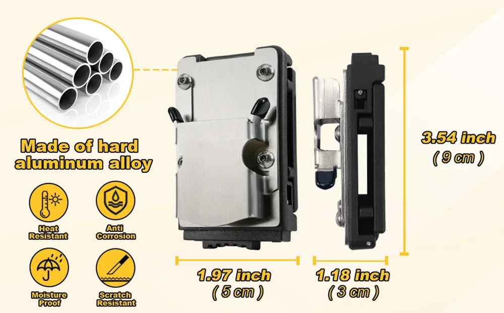 Suporte de Cinto para Furadeira – Clipe RveTee 100% Aço Inox