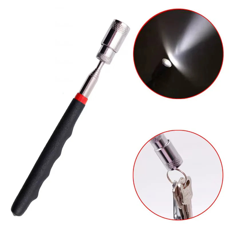 Ferramenta Magnética Telescópica para Pegar Parafusos e Objetos Metálicos – Praticidade na Palma da Sua Mão!