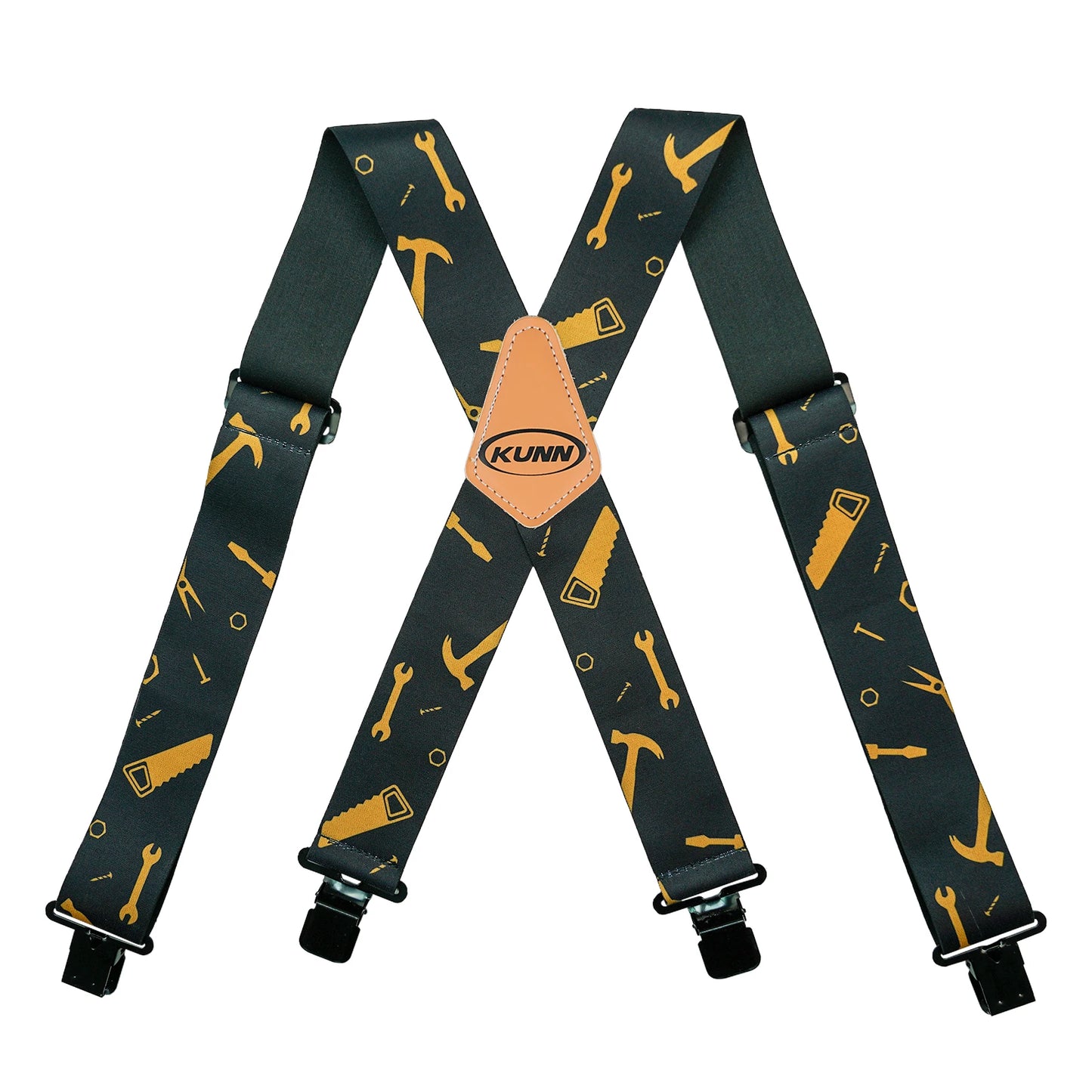 Suspensório Masculino Estampado com Régua – KUNN | Estilo, Conforto e Resistência para o Dia a Dia ou Trabalho