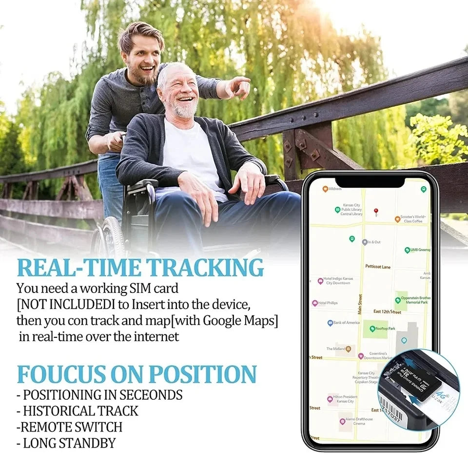 GF07 Rastreador GPS Magnético Mini — Monitoramento em Tempo Real para Carros, Animais e Muito Mais