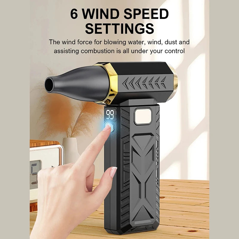 Mini Aspirador e Soprador Portátil MIJIA – 10000mAh | Potência Turbo