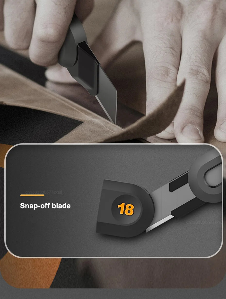 Faca Retrátil Youpin Snap-off – Lâminas Afiadas em Aço Carbono para Uso Preciso e Seguro