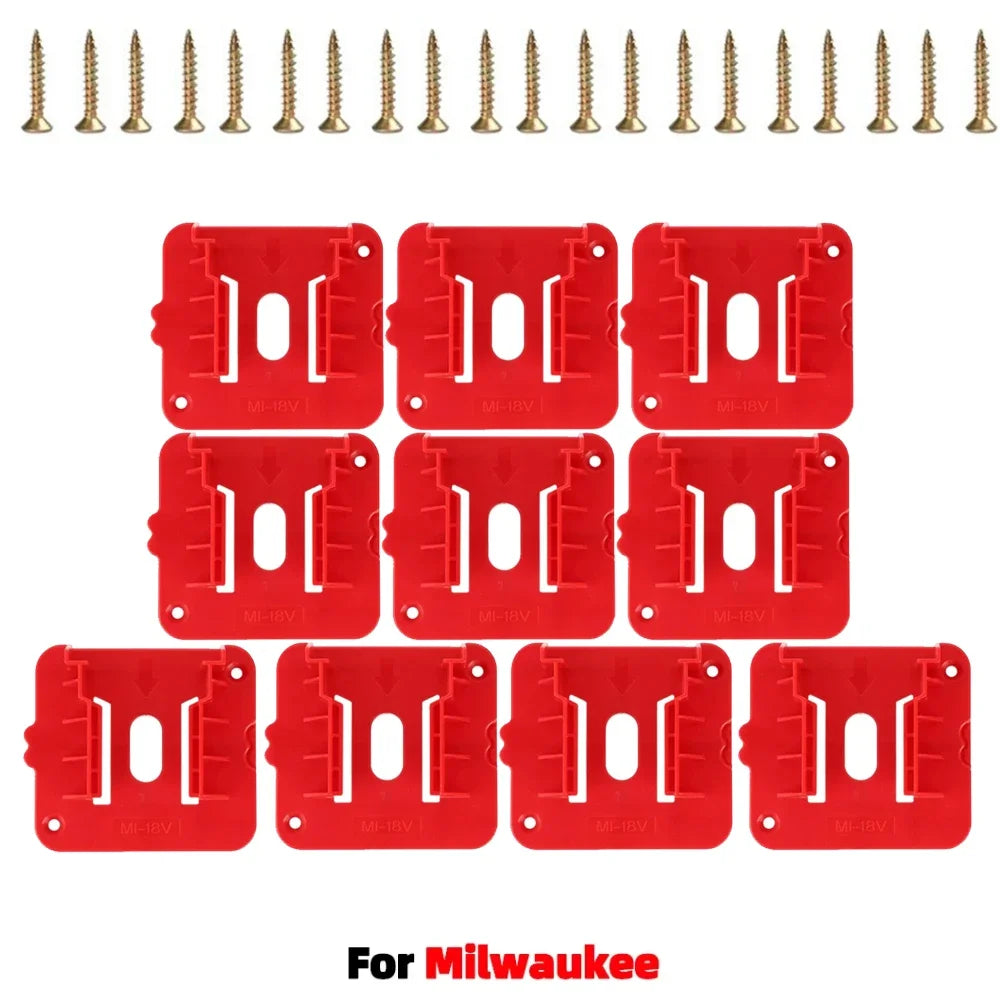 Suporte Organizador de Bateria para Milwaukee, Dewalt e Makita – Praticidade e Segurança na Sua Oficina