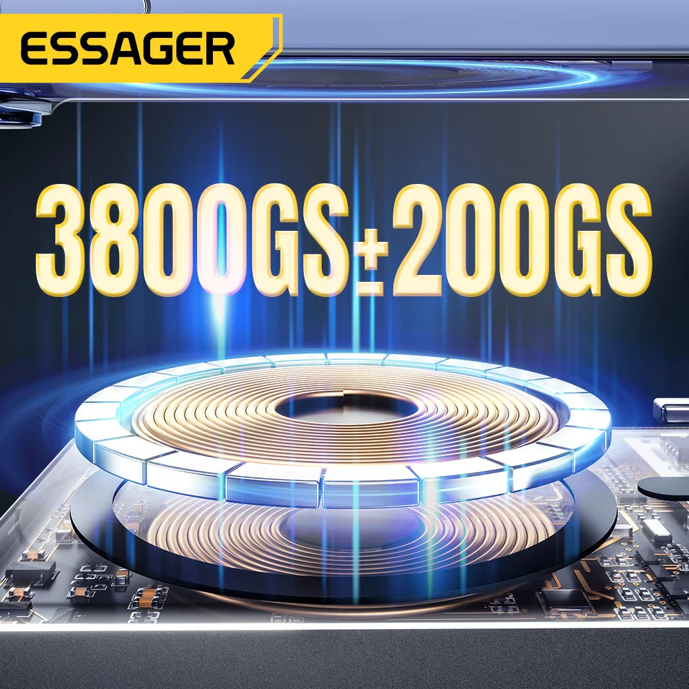 Essager Power Bank Wireless 5000mAh – Carregamento Rápido e Sem Fios em um Design Ultrafino