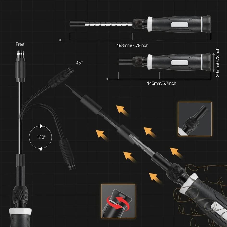 Kit Chave de Fenda de Precisão 145 em 1 JAKEMY