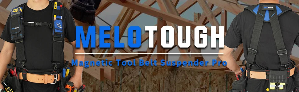 MELOTOUGH Suspensório Magnético para Cinto de Ferramentas – Conforto Extremo e Praticidade no Seu Trabalho