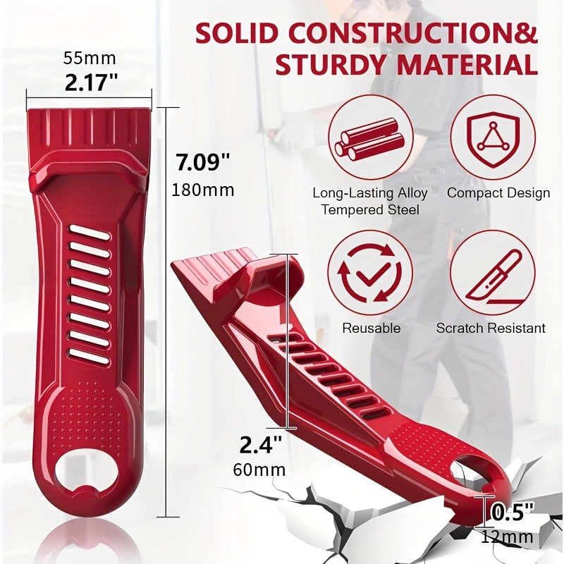 Raspador Manual de Gesso com Abridor de Garrafa – Multiuso, Portátil