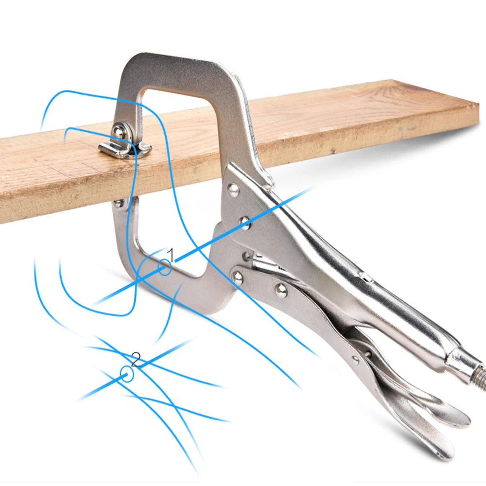 Alicate C Clamp NICEYARD 6” em Aço Liga — Fixação Segura para Seus Projetos!
