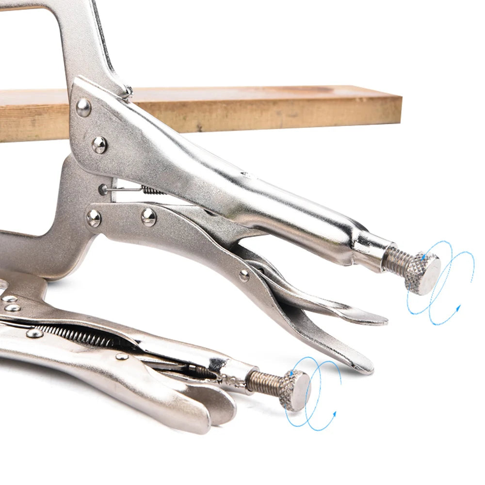 Alicate C Clamp NICEYARD 6” em Aço Liga — Fixação Segura para Seus Projetos!