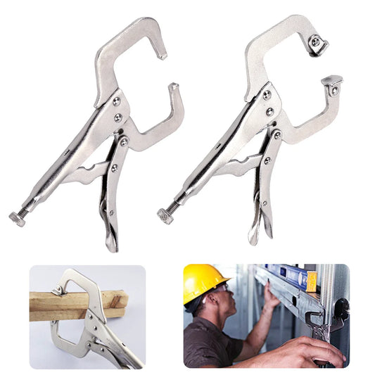 Alicate C Clamp NICEYARD 6” em Aço Liga — Fixação Segura para Seus Projetos!