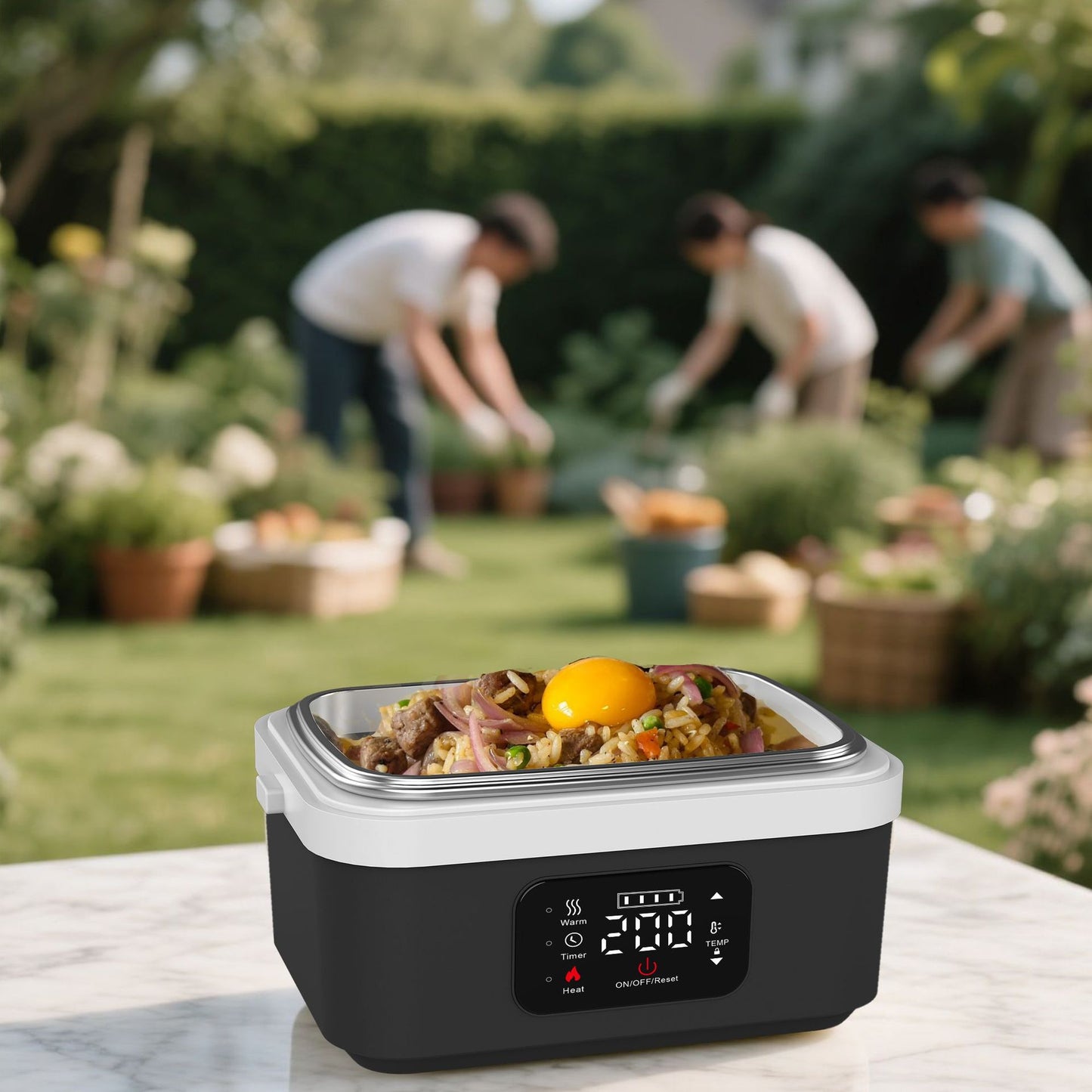 Lunch Box Elétrica Portátil 8000mAh