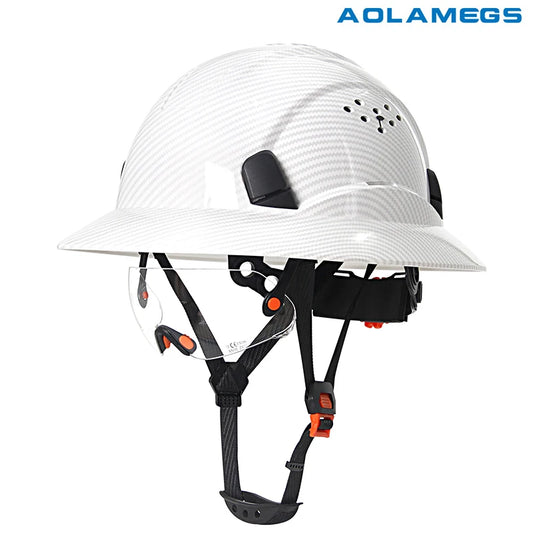 Capacete de Segurança com Aba Total – Proteção Completa para Quem Enfrenta Qualquer Clima