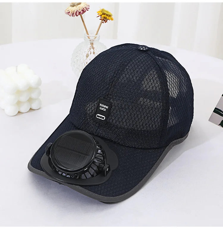 Boné com Ventilador Integrado – Refresque-se com Estilo e Proteção Solar!