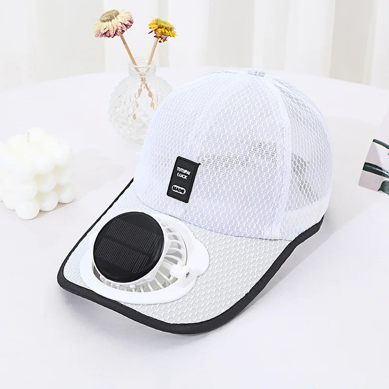 Boné com Ventilador Integrado – Refresque-se com Estilo e Proteção Solar!