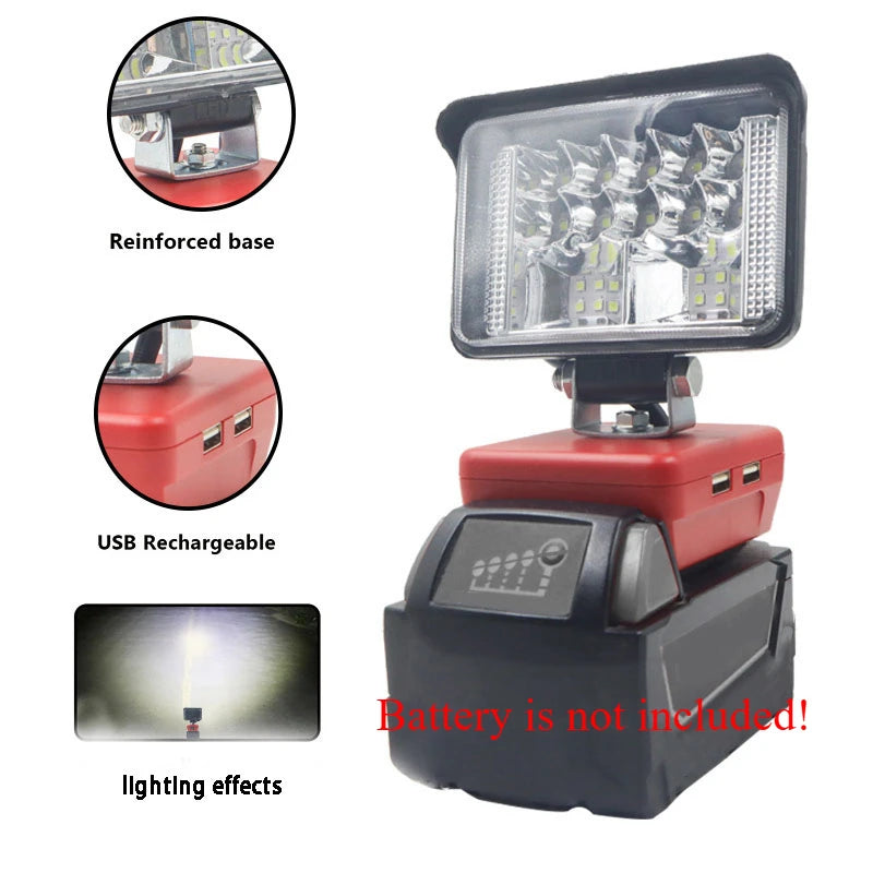 Luminária Portátil LED Recarregável para Trabalho – Potência e Praticidade em Qualquer Lugar