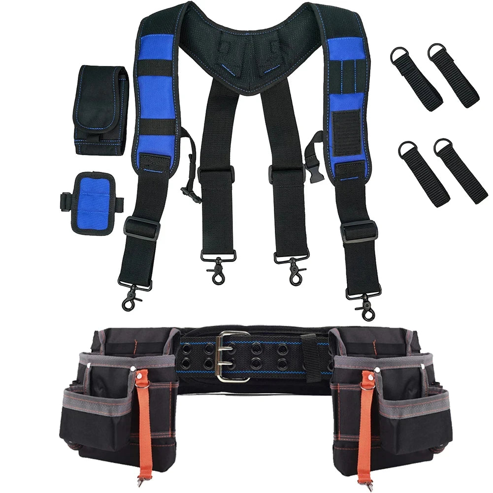 Cinta Suspensora com Munhequeira Magnética – Conforto, Suporte e Praticidade para Profissionais de Verdade!
