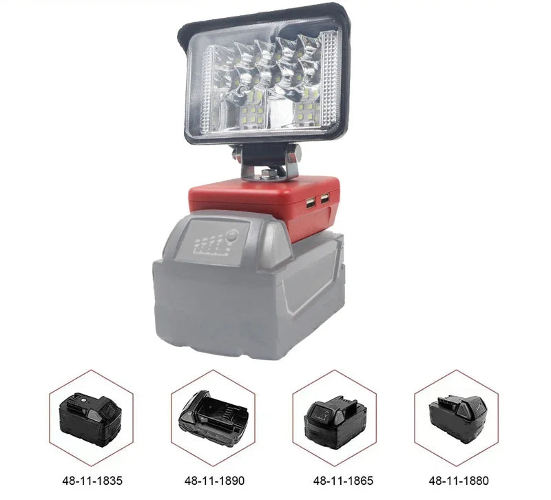 Luminária Portátil LED Recarregável para Trabalho – Potência e Praticidade em Qualquer Lugar