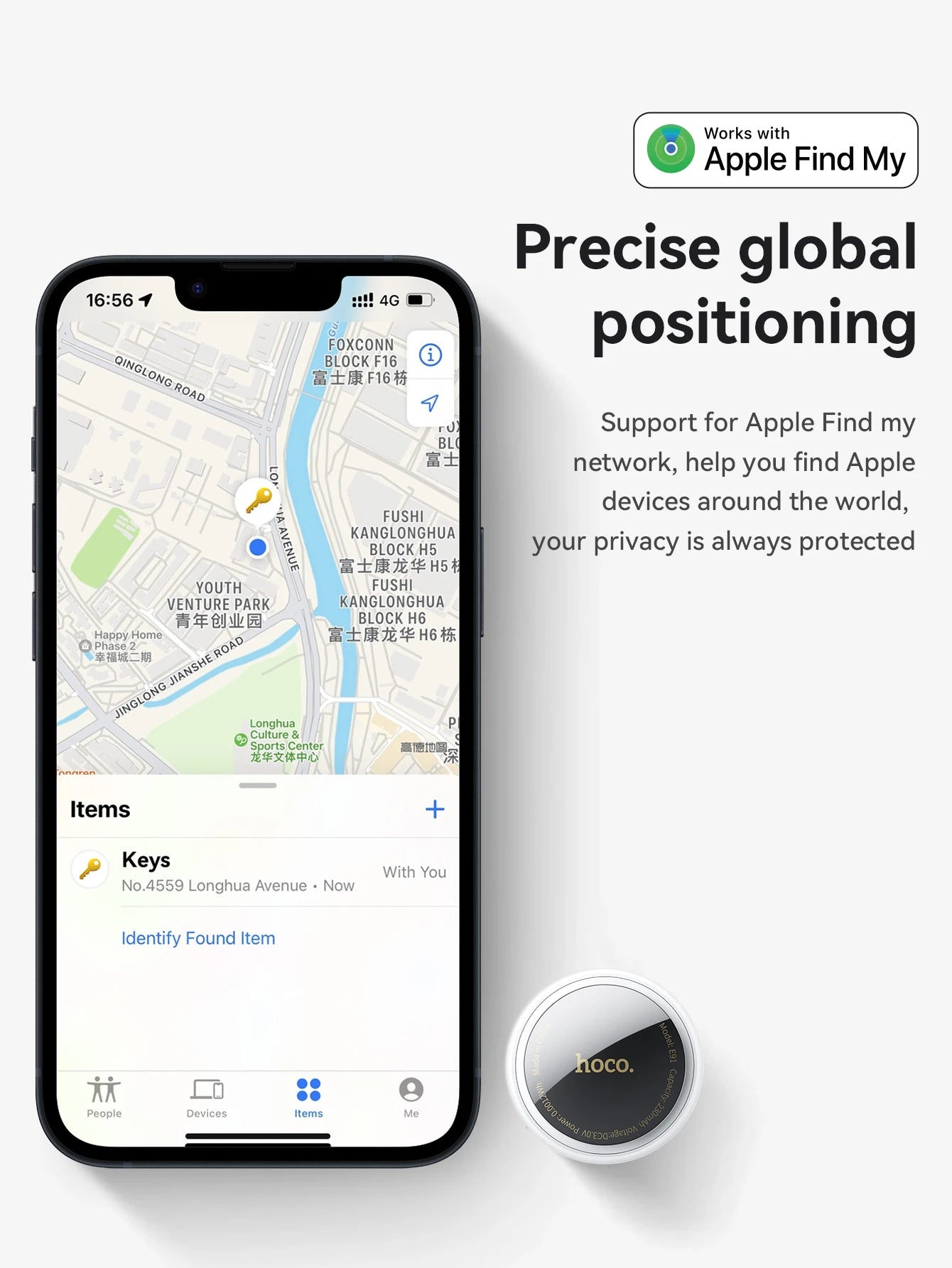 E91 Airtag Bluetooth GPS Smart Tracker