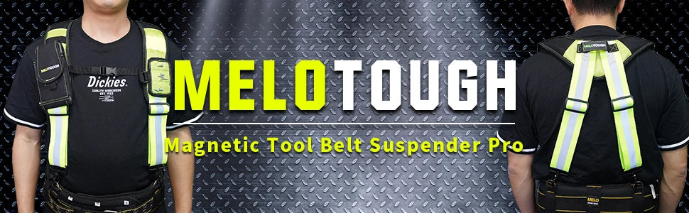 MELOTOUGH Suspensório Magnético para Cinto de Ferramentas – Conforto Extremo e Praticidade no Seu Trabalho
