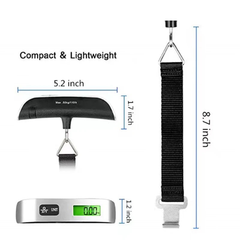 Balança Portátil Digital para Viagem – 50kg