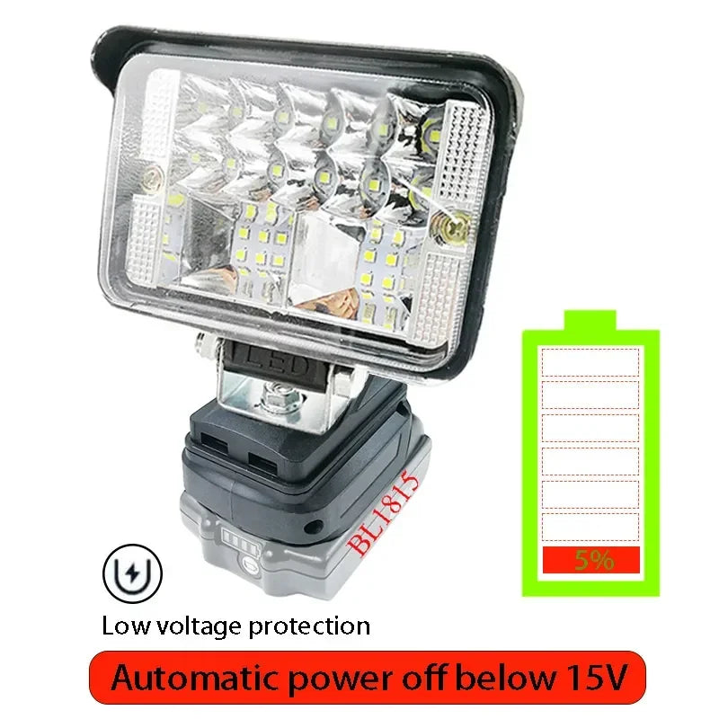 Luminária Portátil LED Recarregável para Trabalho – Potência e Praticidade em Qualquer Lugar