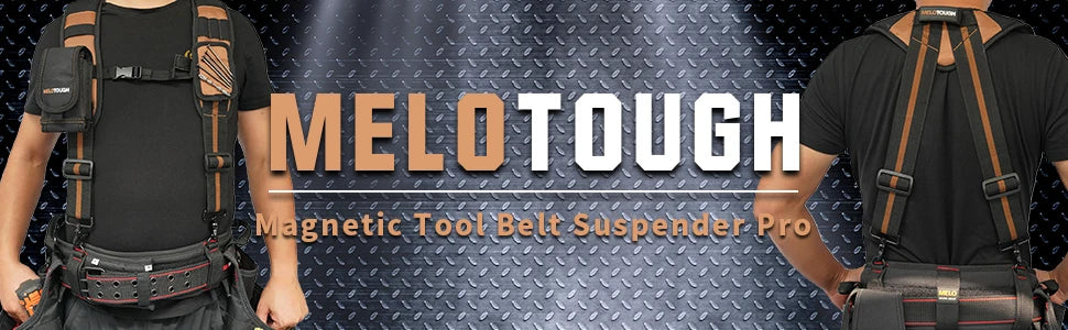 MELOTOUGH Suspensório Magnético para Cinto de Ferramentas – Conforto Extremo e Praticidade no Seu Trabalho