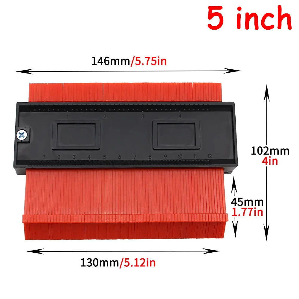 Profile Duplication Gauge Shape Gauge Duplicator Plastic Contour Copy Duplicator Magic Measuring Tool For Woodworking Tool