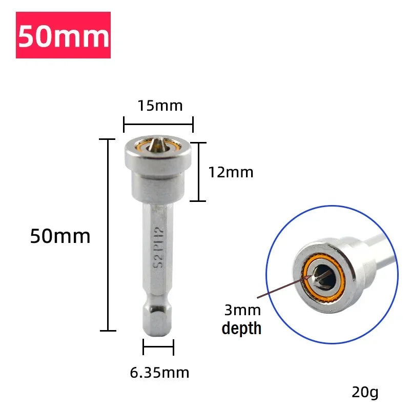 Bit Magnético com Limitador – Precisão Profissional em Drywall e Madeira (1 ou 2 peças)