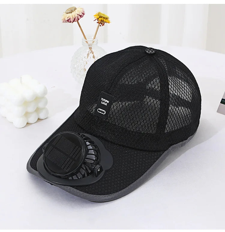 Boné com Ventilador Integrado – Refresque-se com Estilo e Proteção Solar!