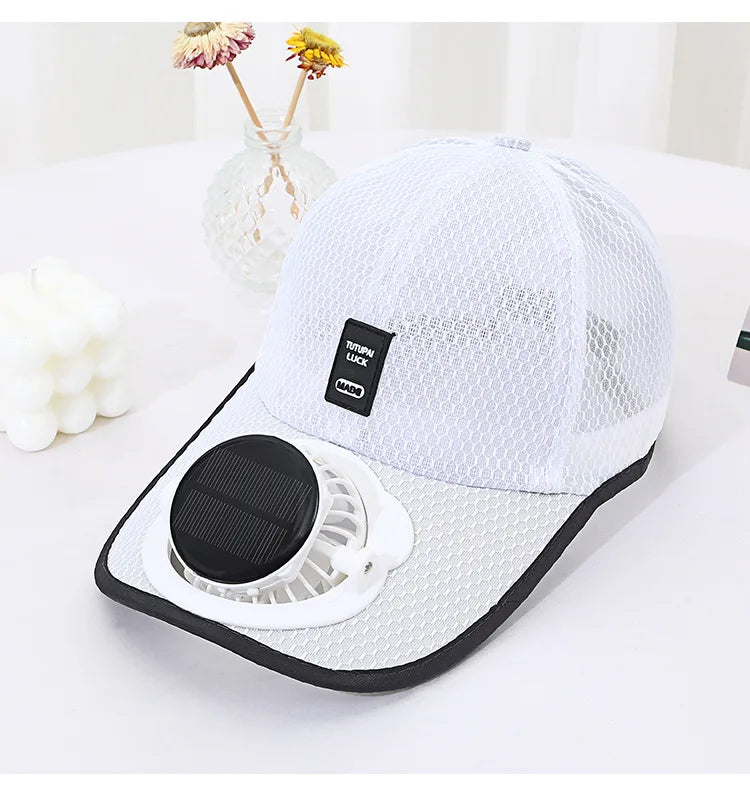 Boné com Ventilador Integrado – Refresque-se com Estilo e Proteção Solar!