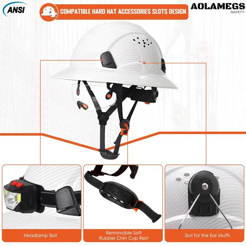 Capacete de Segurança com Aba Total – Proteção Completa para Quem Enfrenta Qualquer Clima
