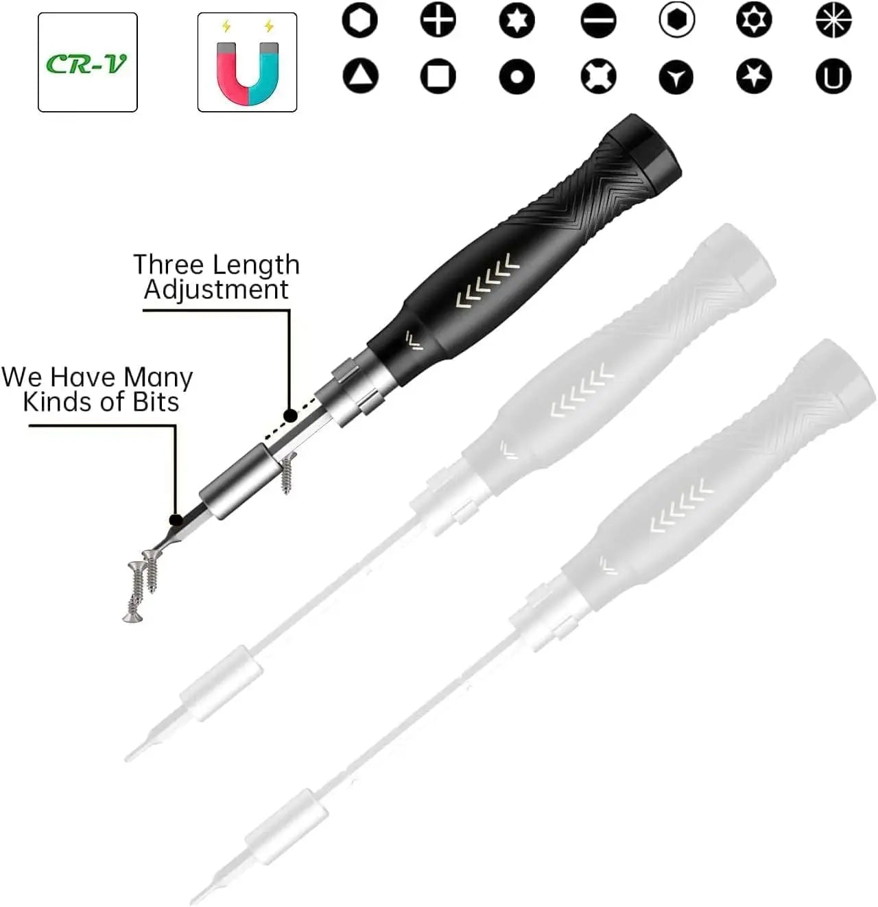 Kit Chave de Fenda de Precisão 145 em 1 JAKEMY