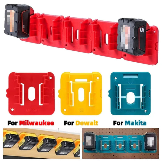 Suporte Organizador de Bateria para Milwaukee, Dewalt e Makita – Praticidade e Segurança na Sua Oficina