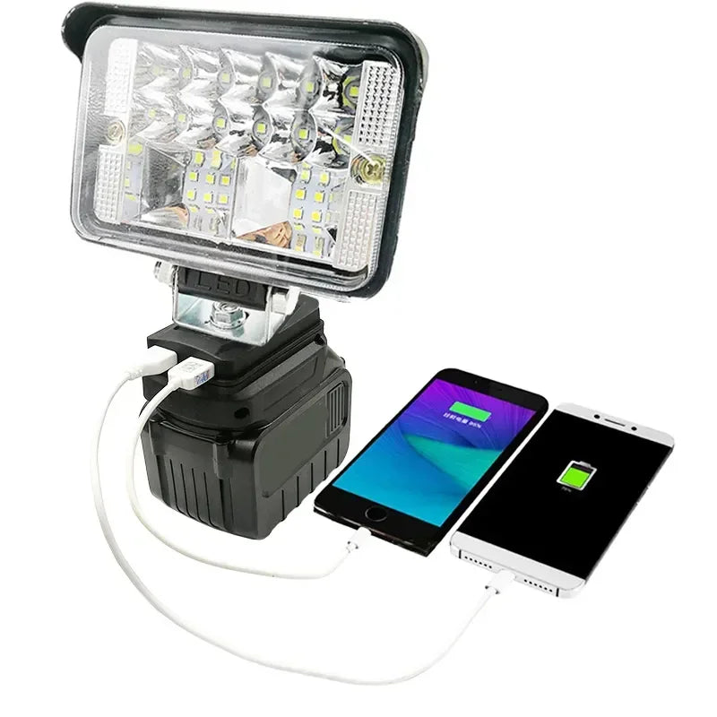 Luminária Portátil LED Recarregável para Trabalho – Potência e Praticidade em Qualquer Lugar