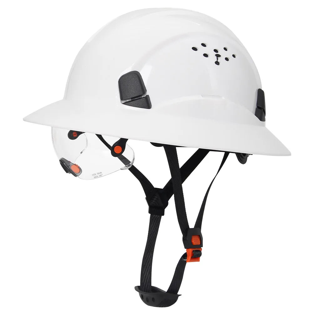 Capacete de Segurança com Aba Total – Proteção Completa para Quem Enfrenta Qualquer Clima