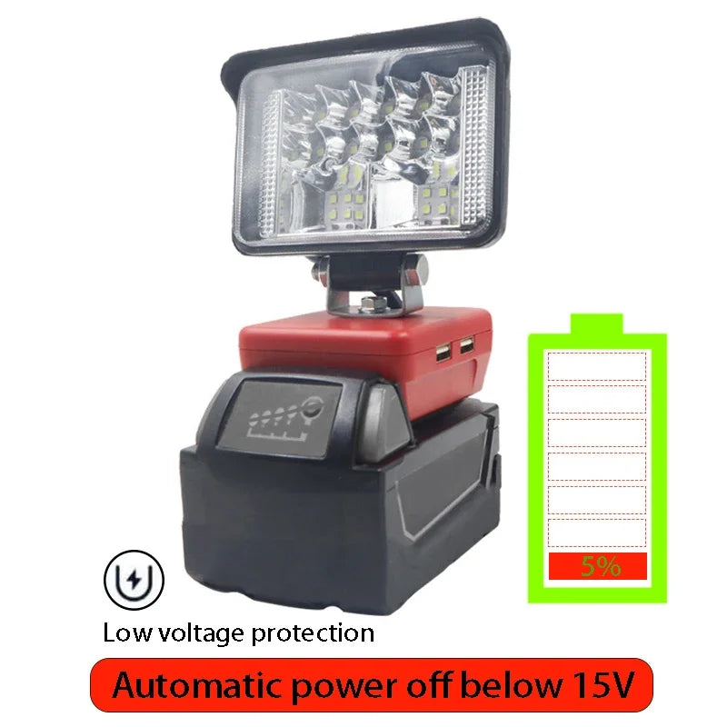Luminária Portátil LED Recarregável para Trabalho – Potência e Praticidade em Qualquer Lugar