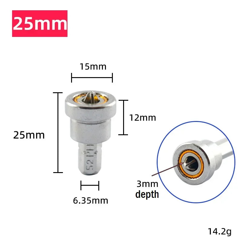 Bit Magnético com Limitador – Precisão Profissional em Drywall e Madeira (1 ou 2 peças)