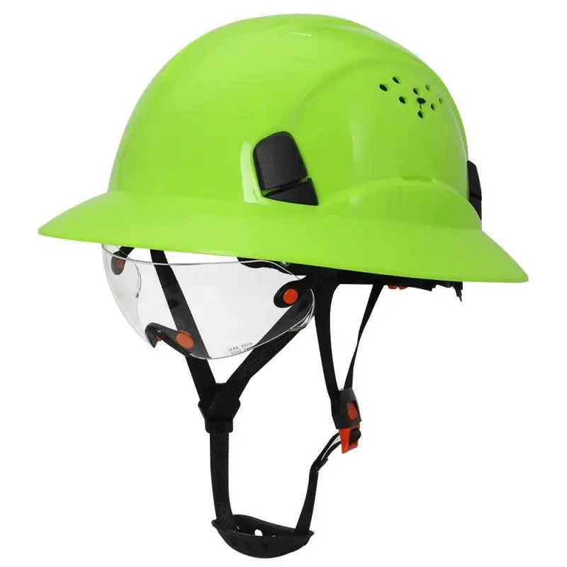 Capacete de Segurança com Aba Total – Proteção Completa para Quem Enfrenta Qualquer Clima