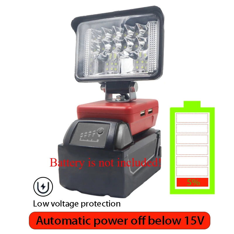 Luminária Portátil LED Recarregável para Trabalho – Potência e Praticidade em Qualquer Lugar