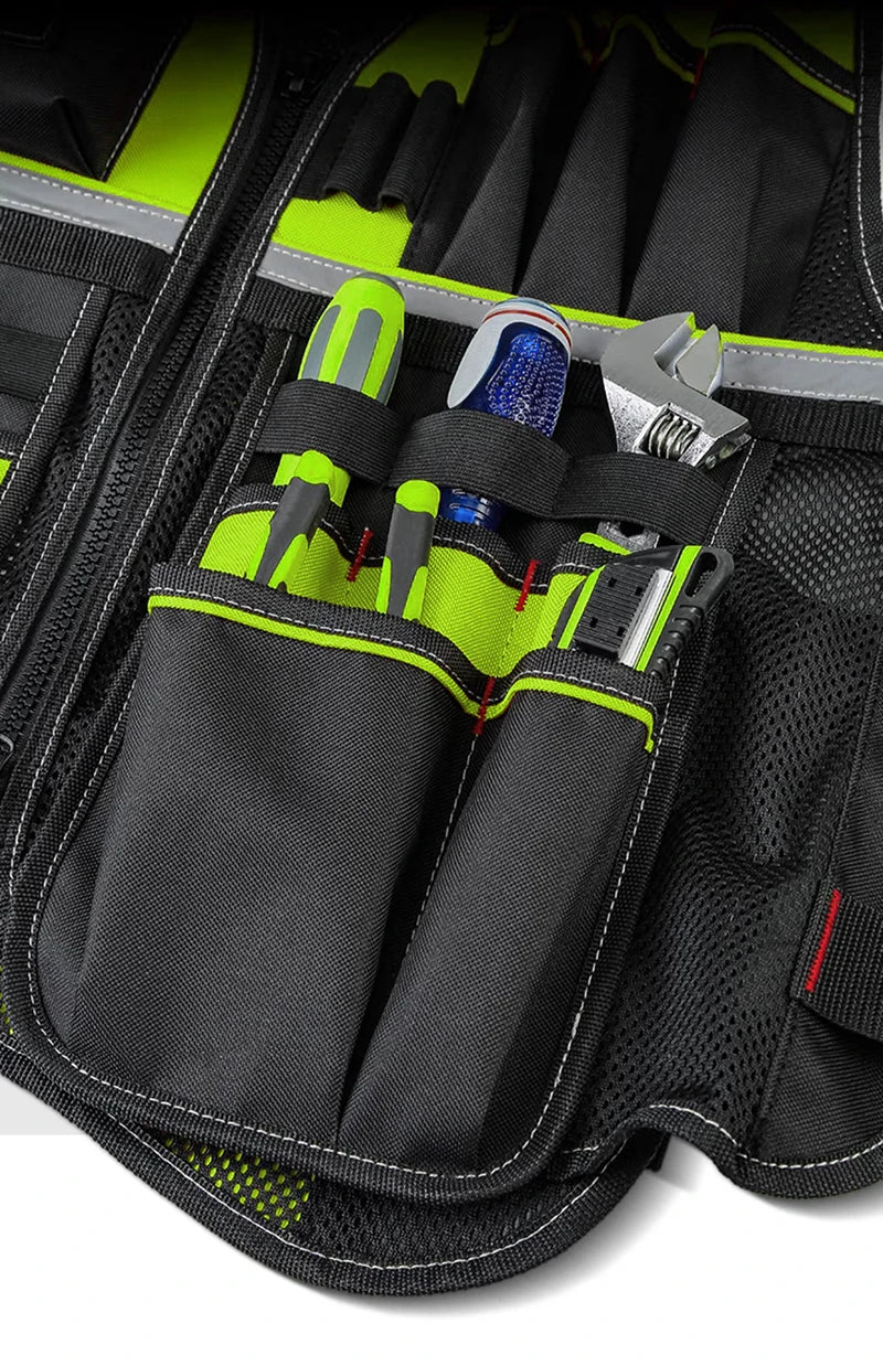 Colete de Ferramentas Profissional com Múltiplos Bolsos – Alta Resistência