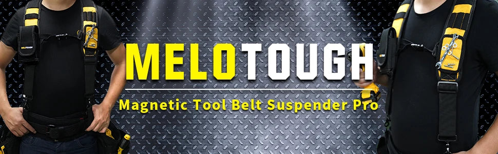 MELOTOUGH Suspensório Magnético para Cinto de Ferramentas – Conforto Extremo e Praticidade no Seu Trabalho