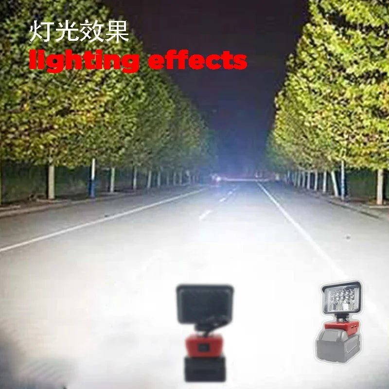 Luminária Portátil LED Recarregável para Trabalho – Potência e Praticidade em Qualquer Lugar