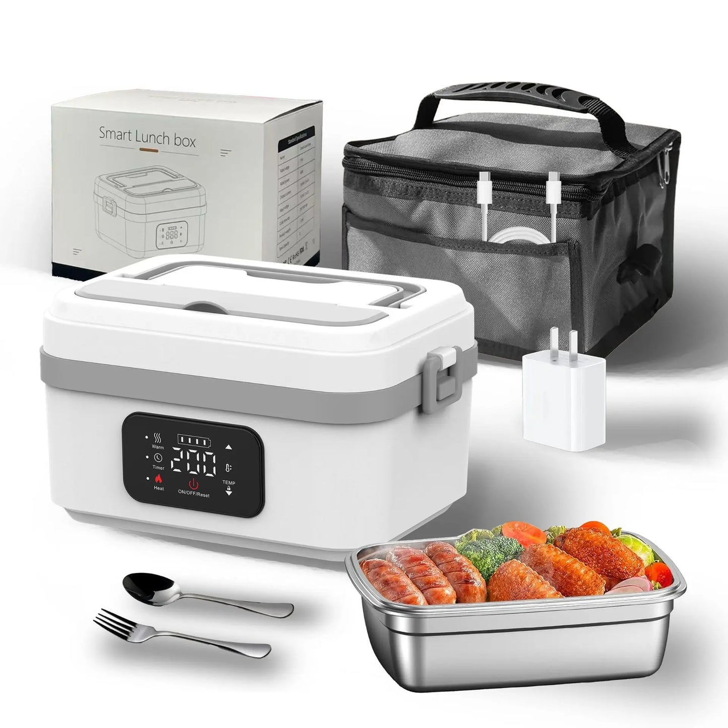Lunch Box Elétrica Portátil 8000mAh