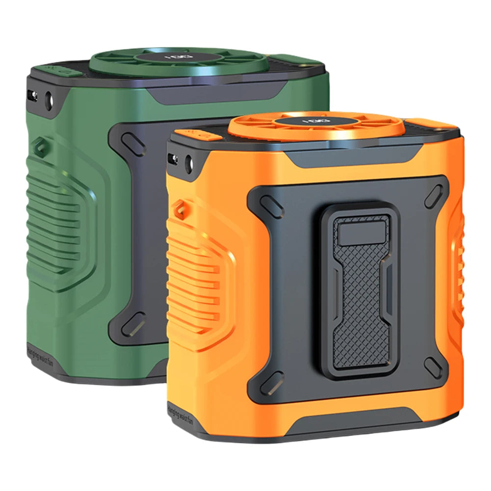 Ventilador de Cintura Portátil USB Recarregável – Refresque-se com Liberdade e Potência!
