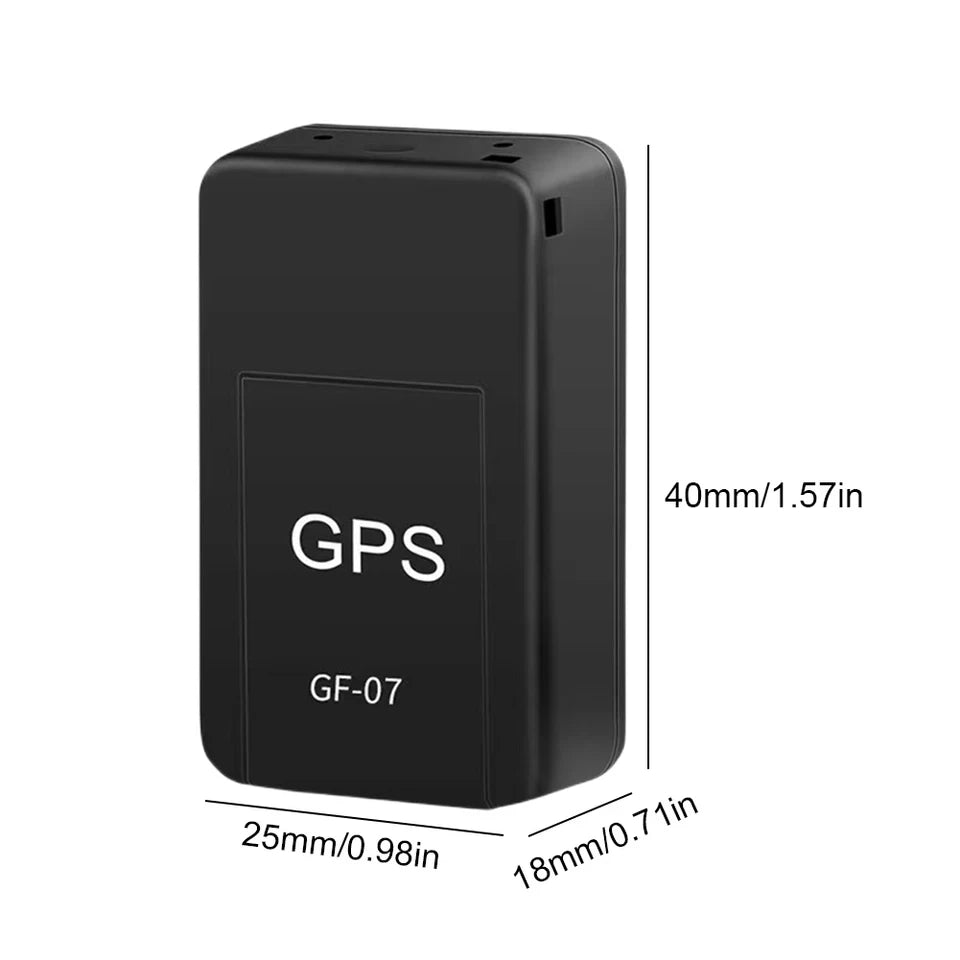 GF07 Rastreador GPS Magnético Mini — Monitoramento em Tempo Real para Carros, Animais e Muito Mais